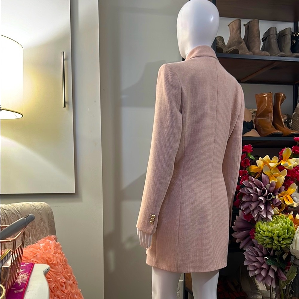 Zara Pink Blazer with Gold Buttons - Picture 12 of 16